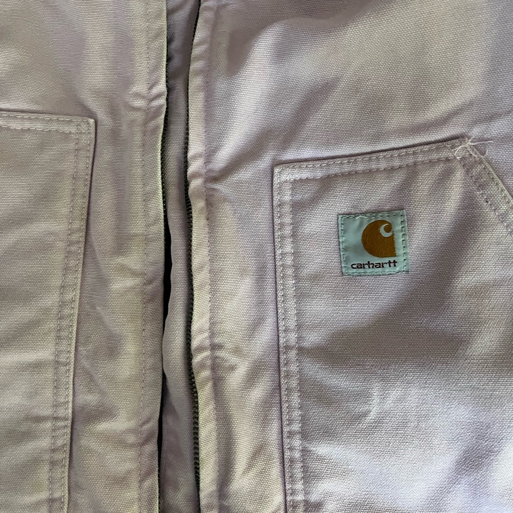 Carhartt Women’s Pink Utility Jacket Size Small - Picture 3 of 4